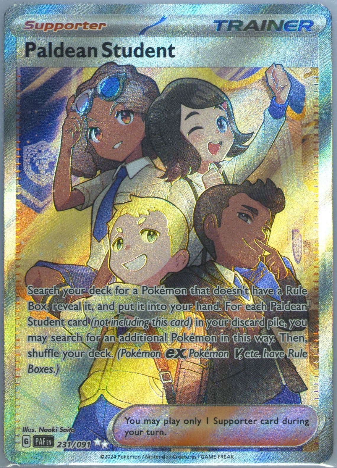 Paldean Student Ultra Rare (231) 2024 Pokemon Paf EN-Paldean Fates