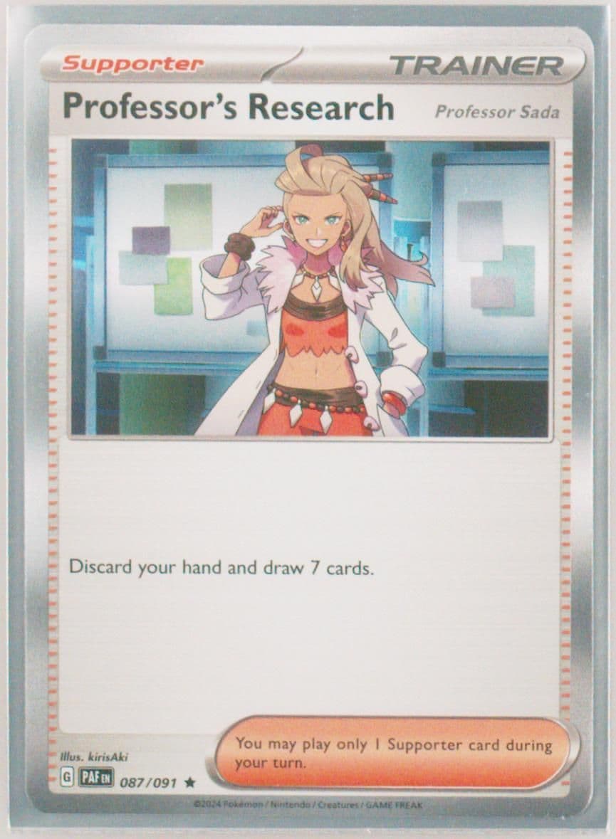 Professor's Research (087) 2024 Pokemon Paf EN-Paldean Fates
