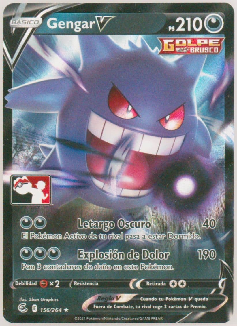 Gengar V Spanish (156) 2023 Pokemon Play! Pokemon Prize Pack: Series 2