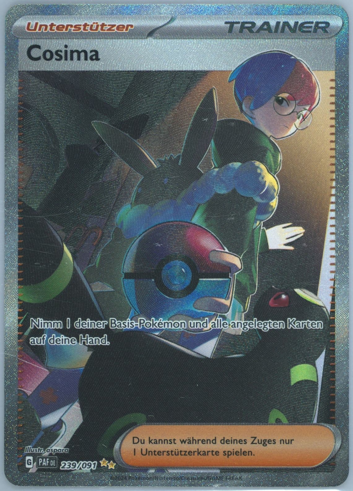 Penny Special Illustration Rare (239) 2024 Pokemon German Paf de-Paldean Fates