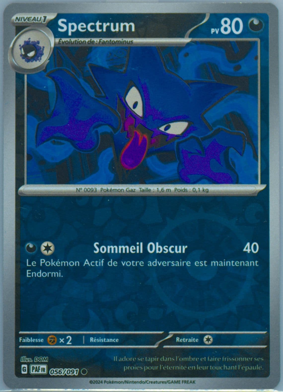 Haunter (056) 2024 Pokemon French Paf FR-Paldean Fates