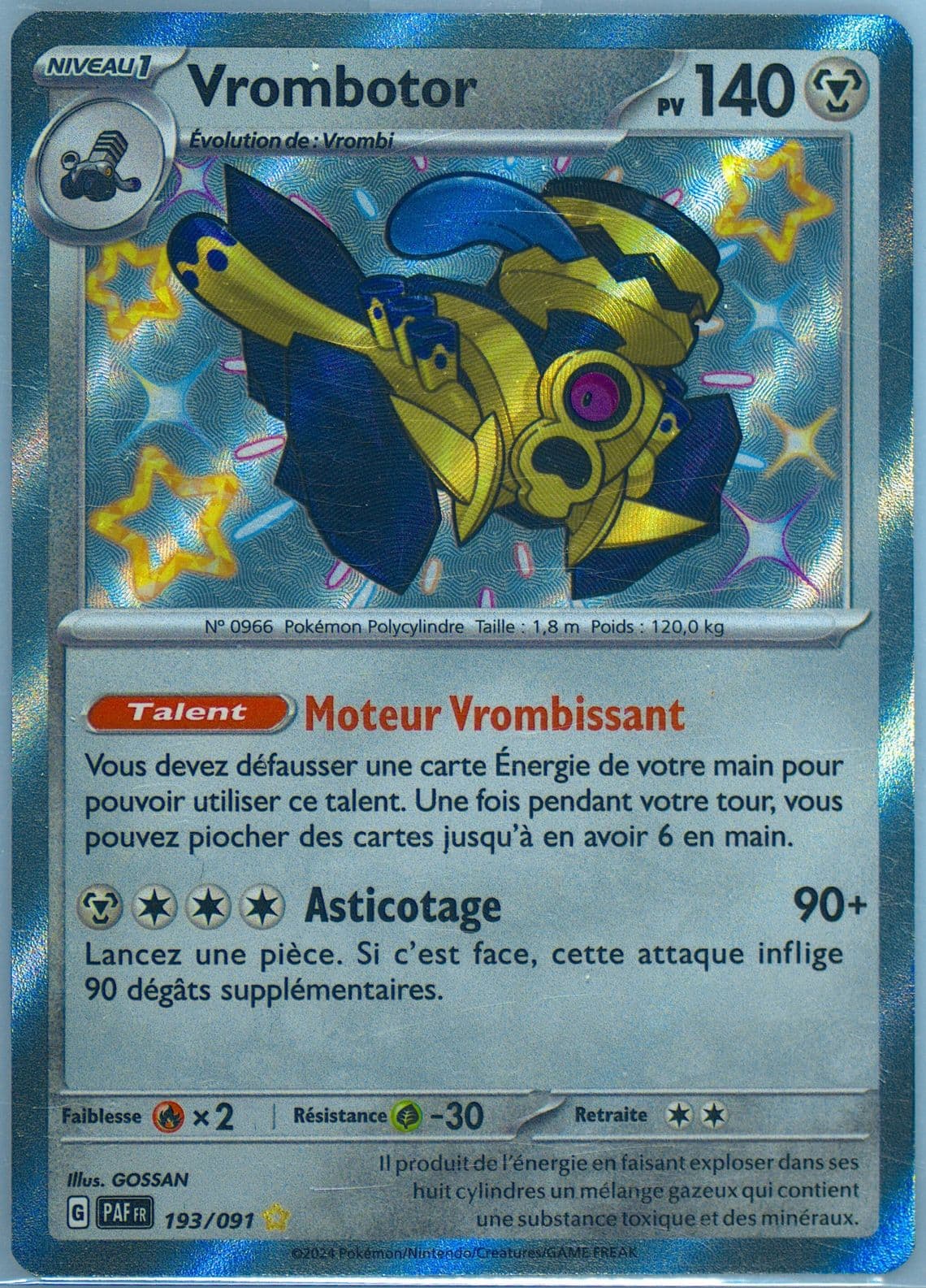 Revavroom Shiny Rare (193) 2024 Pokemon French Paf FR-Paldean Fates