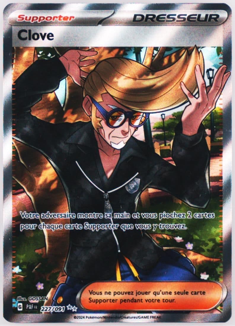 Clive Ultra Rare (227) 2024 Pokemon French Paf FR-Paldean Fates
