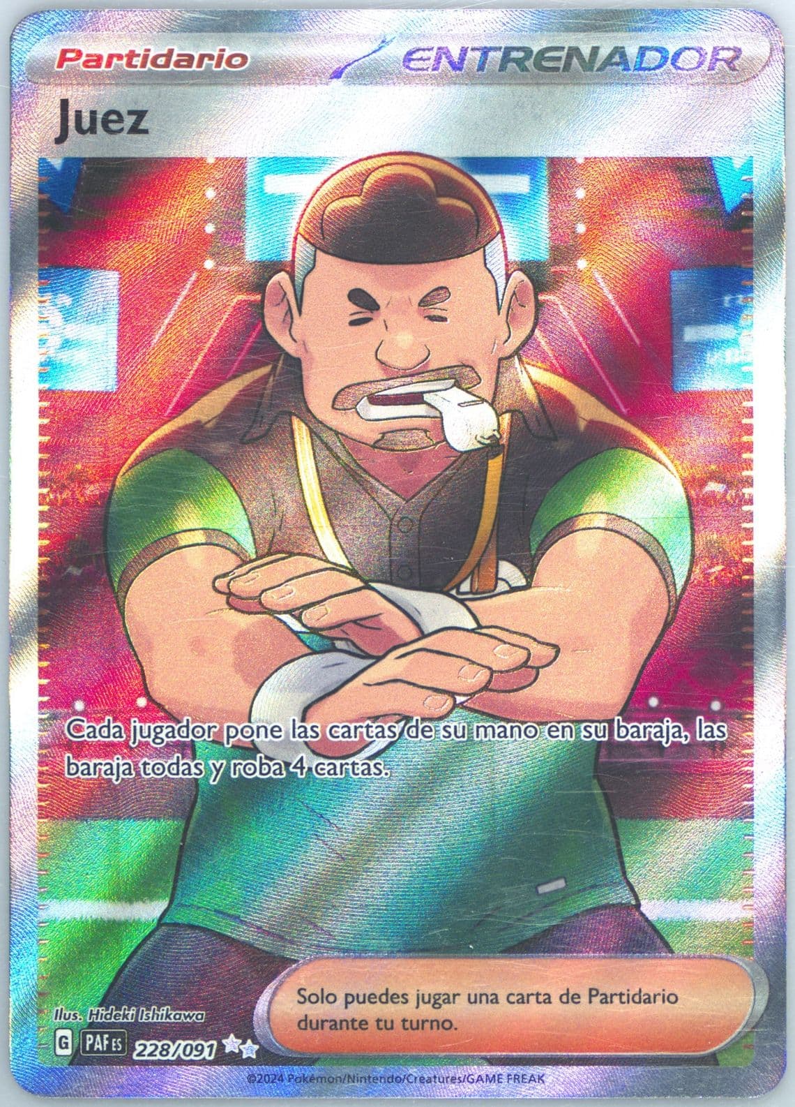 Judge Ultra Rare (228) 2024 Pokemon Spanish Paf ES-Paldean Fates
