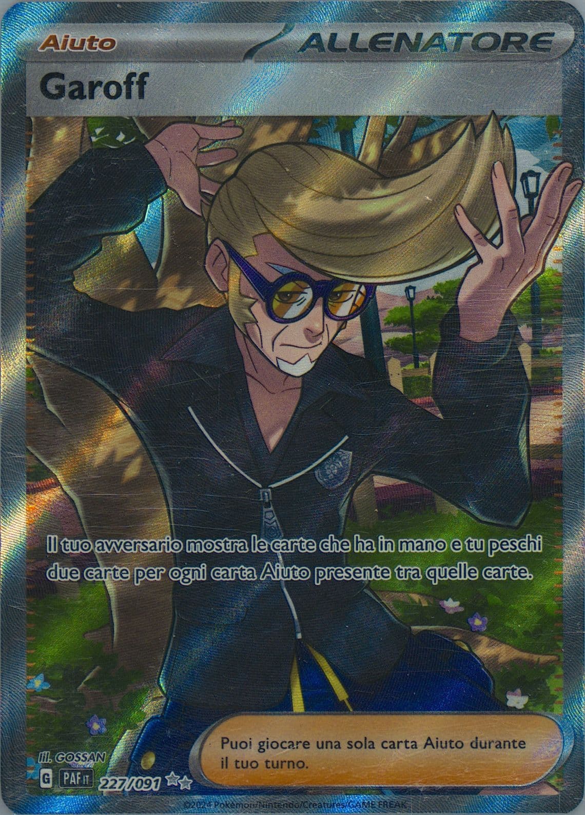 Clive Ultra Rare (227) 2024 Pokemon Italian Paf It-Paldean Fates