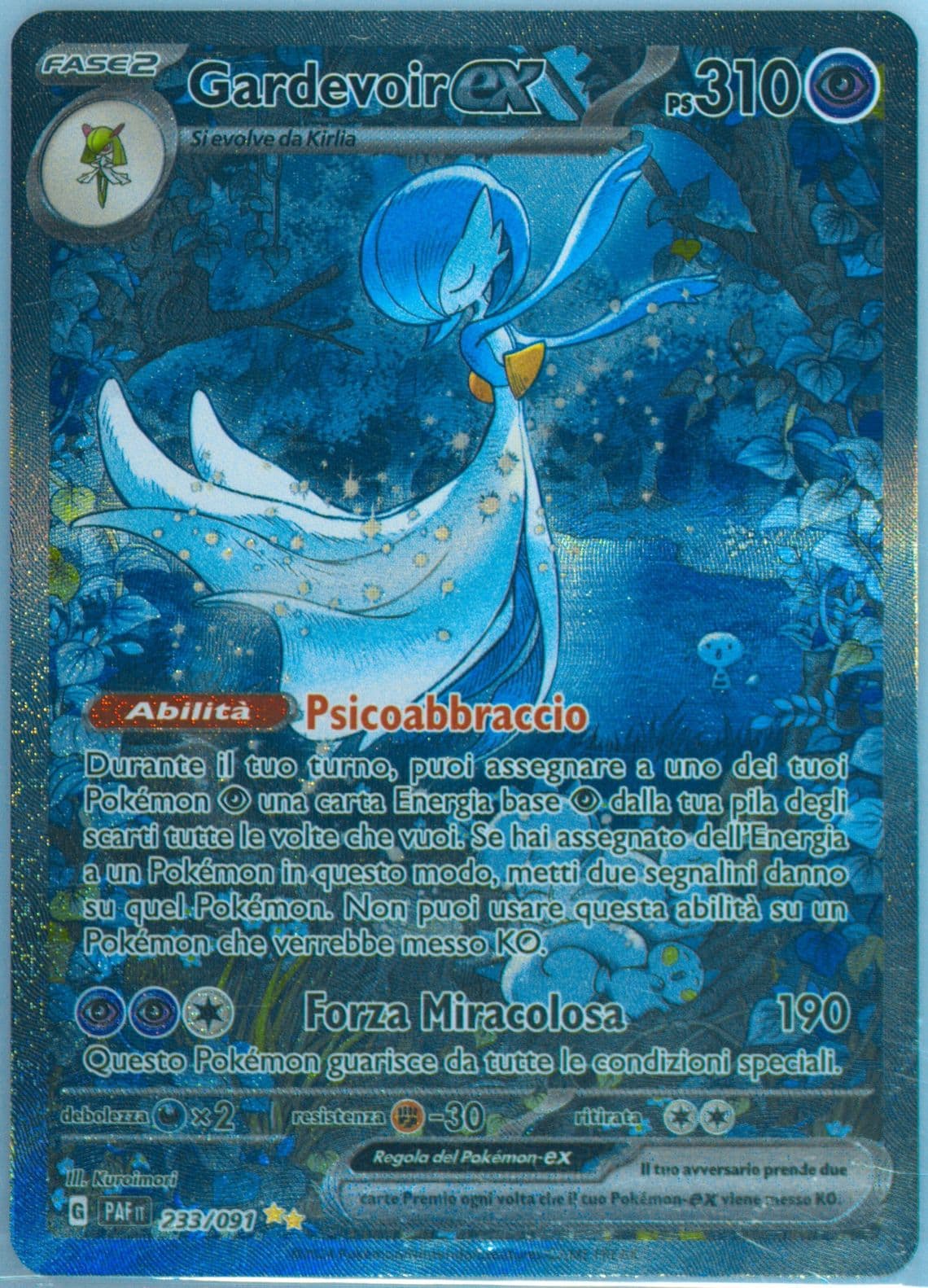 Gardevoir EX Special Illustration Rare (233) 2024 Pokemon Italian Paf It-Paldean Fates