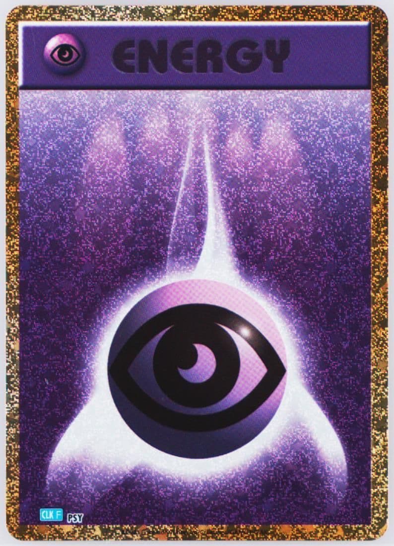 Psychic Energy (PSY) 2023 Pokemon Traditional Chinese Clk F-Trading Card Game Classic Blastoise & Suicune EX Deck