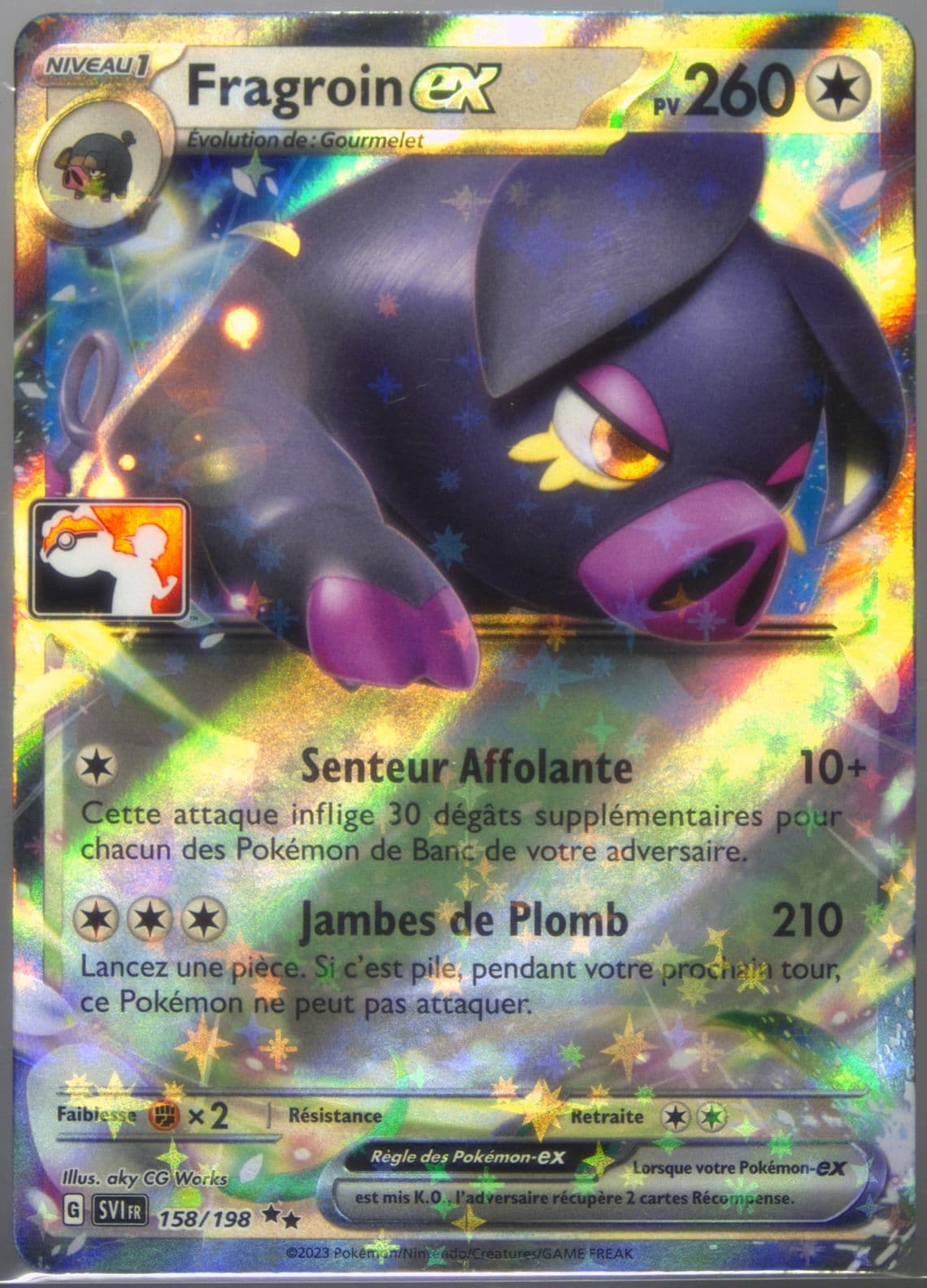 Oinkologne EX French (158) 2023 Pokemon Play! Pokemon Prize Pack: Series 3