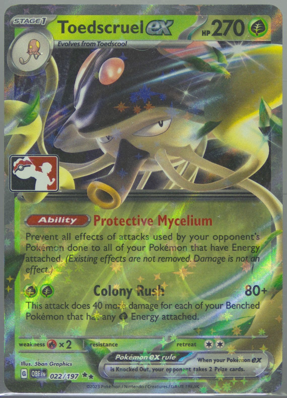 Toedscruel EX (022) 2024 Pokemon Play! Pokemon Prize Pack: Series 4
