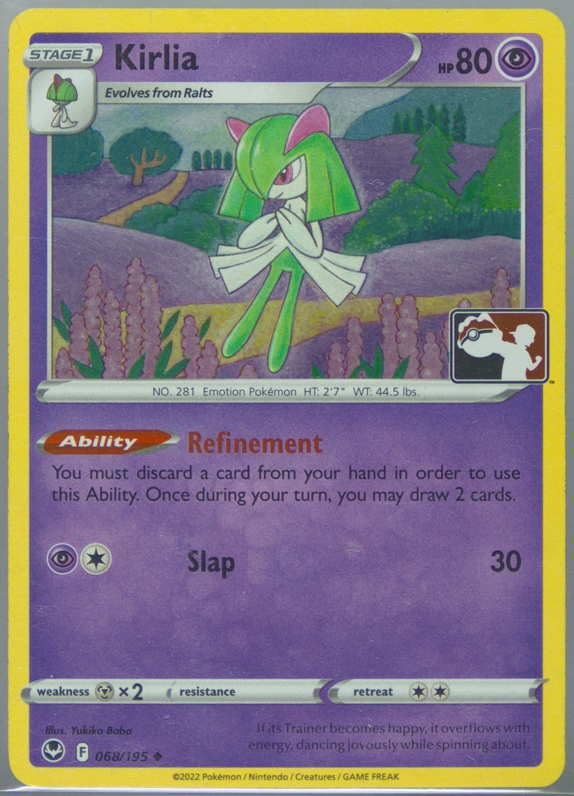 Kirlia Holo (068) 2024 Pokemon Play! Pokemon Prize Pack: Series 4
