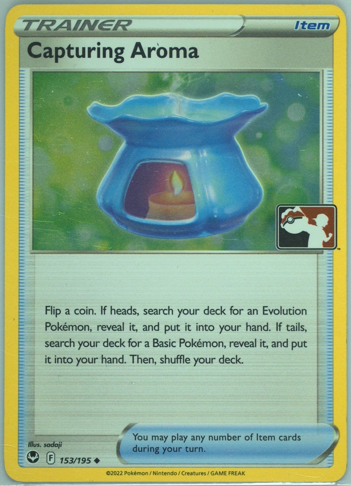 Capturing Aroma Holo (153) 2024 Pokemon Play! Pokemon Prize Pack: Series 4