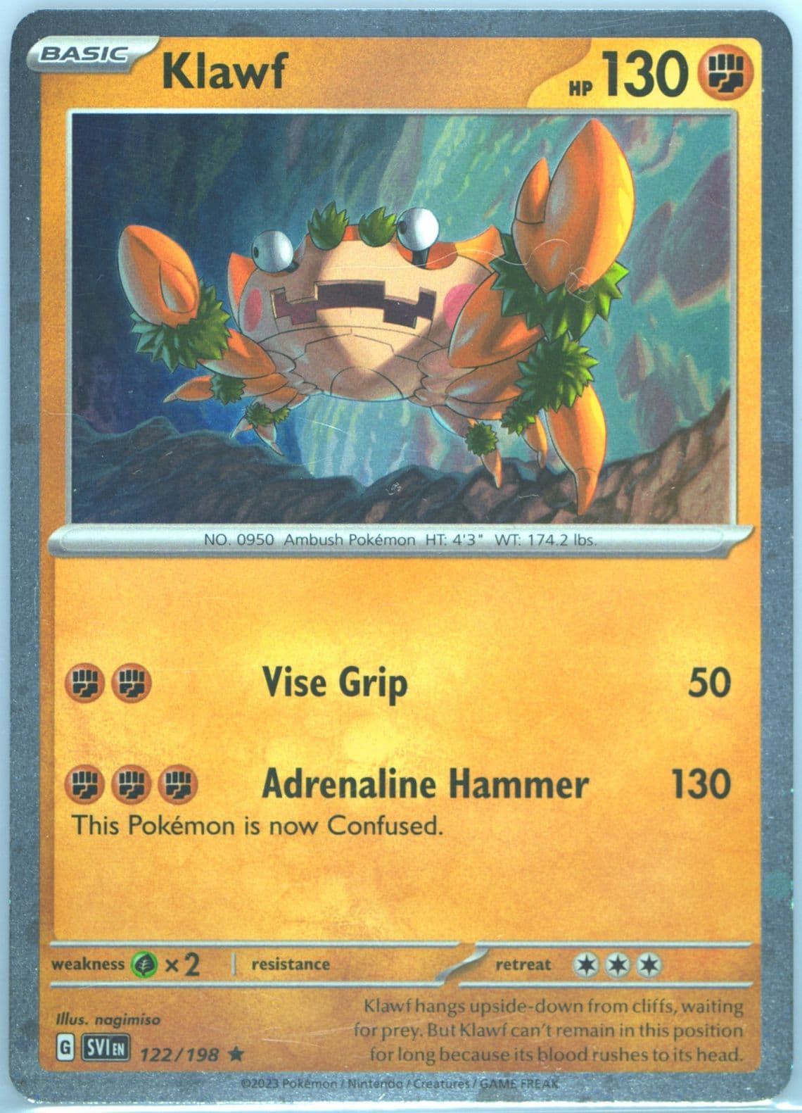 Klawf 5-Pack Mini Tin (122) 2023 Pokemon Svi EN-Scarlet & Violet