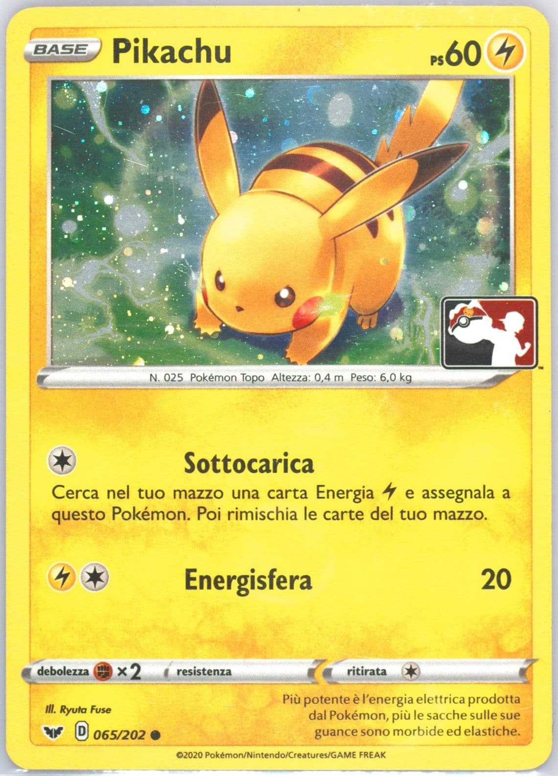 Pikachu-Holo Play! Pokemon Event Exclusive-Italian (065) 2023 Pokemon Promo