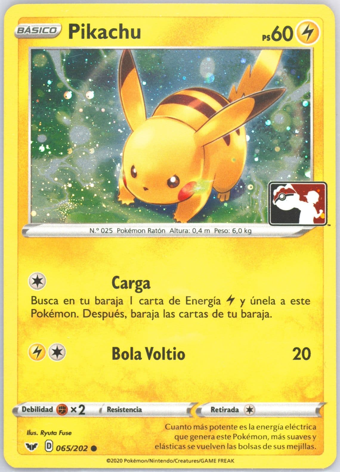 Pikachu-Holo Play! Pokemon Event Exclusive-Spanish (065) 2023 Pokemon Promo