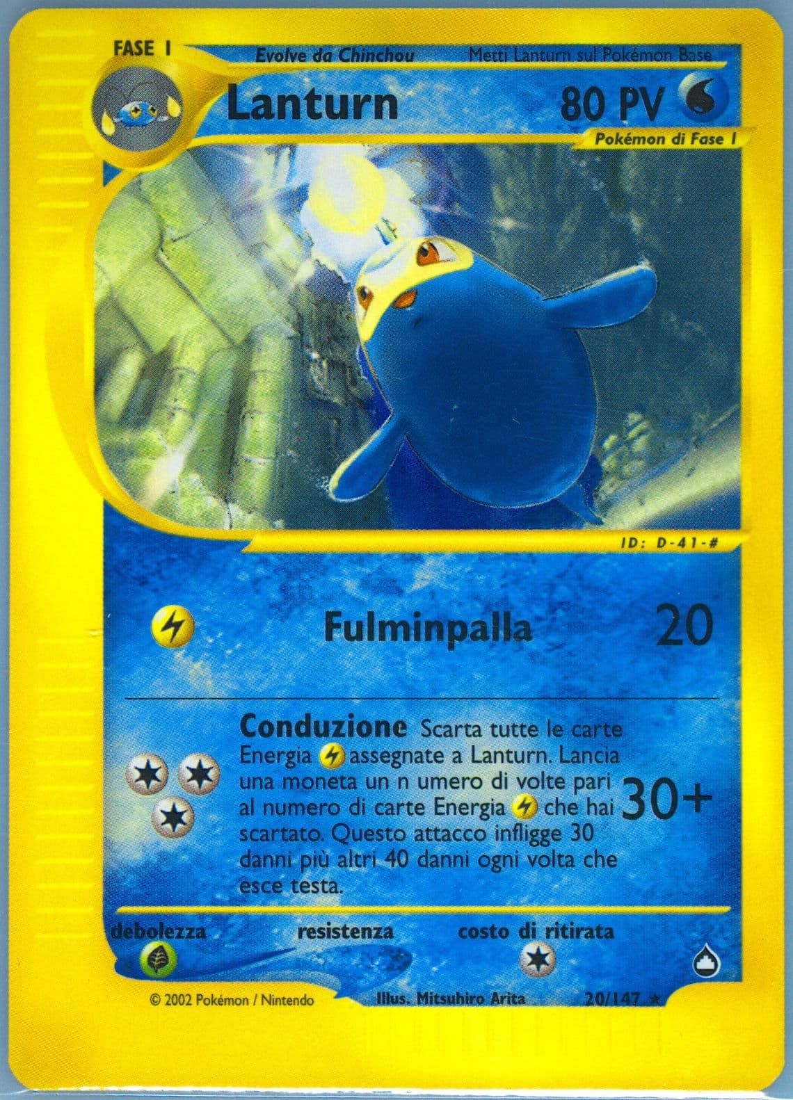 Lanturn Italian (20) 2003 Pokemon Aquapolis