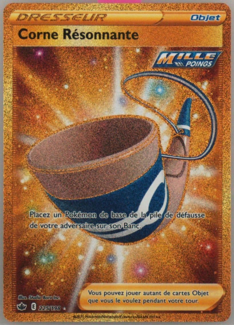 Full Art/Corne Resonnante French-Secret (225) 2021 Pokemon Sword & Shield Chilling Reign