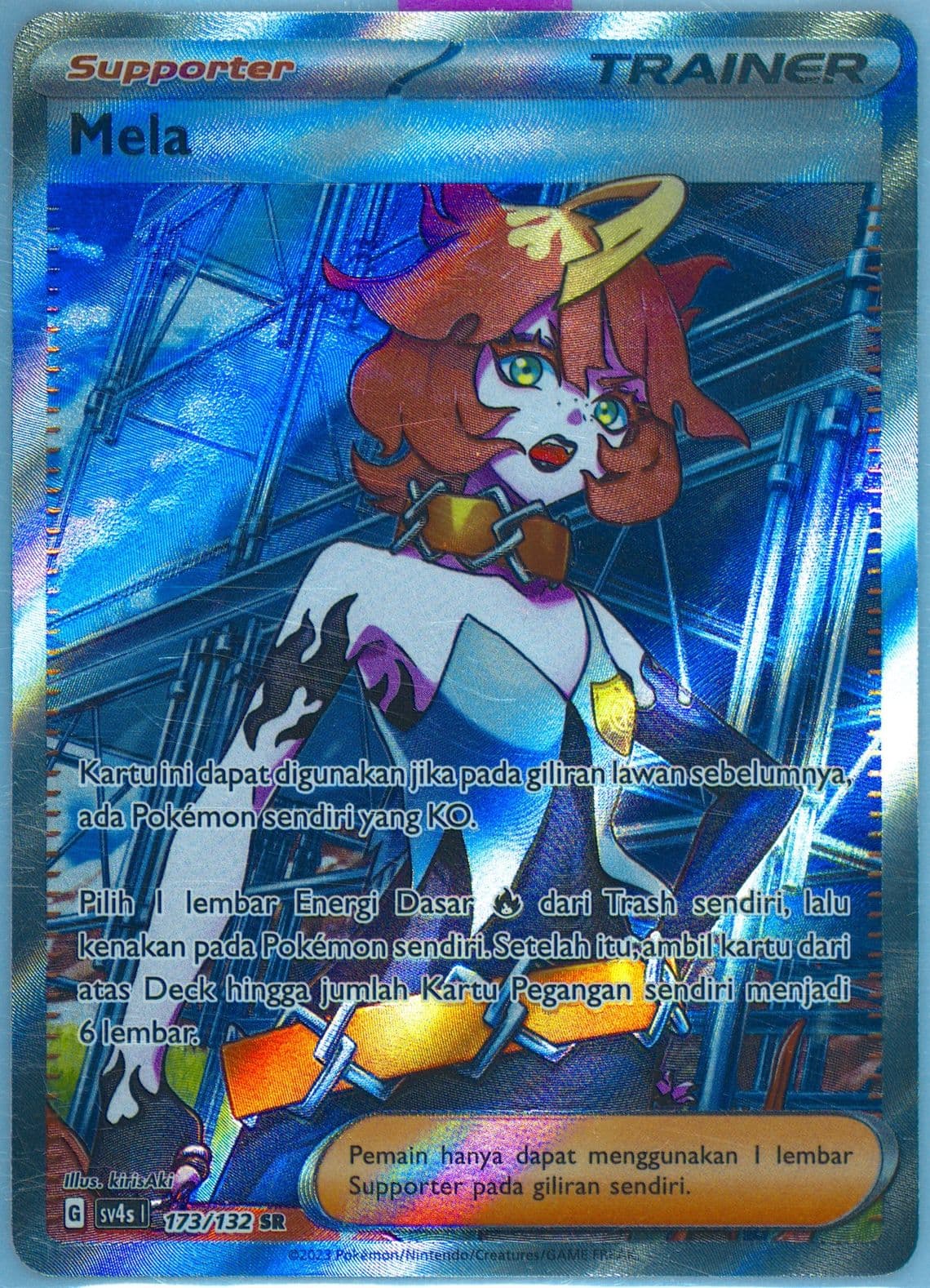 Mela Super Rare (173) 2023 Pokemon Indonesian Sv4s I-Pokemon Paradox Encounters