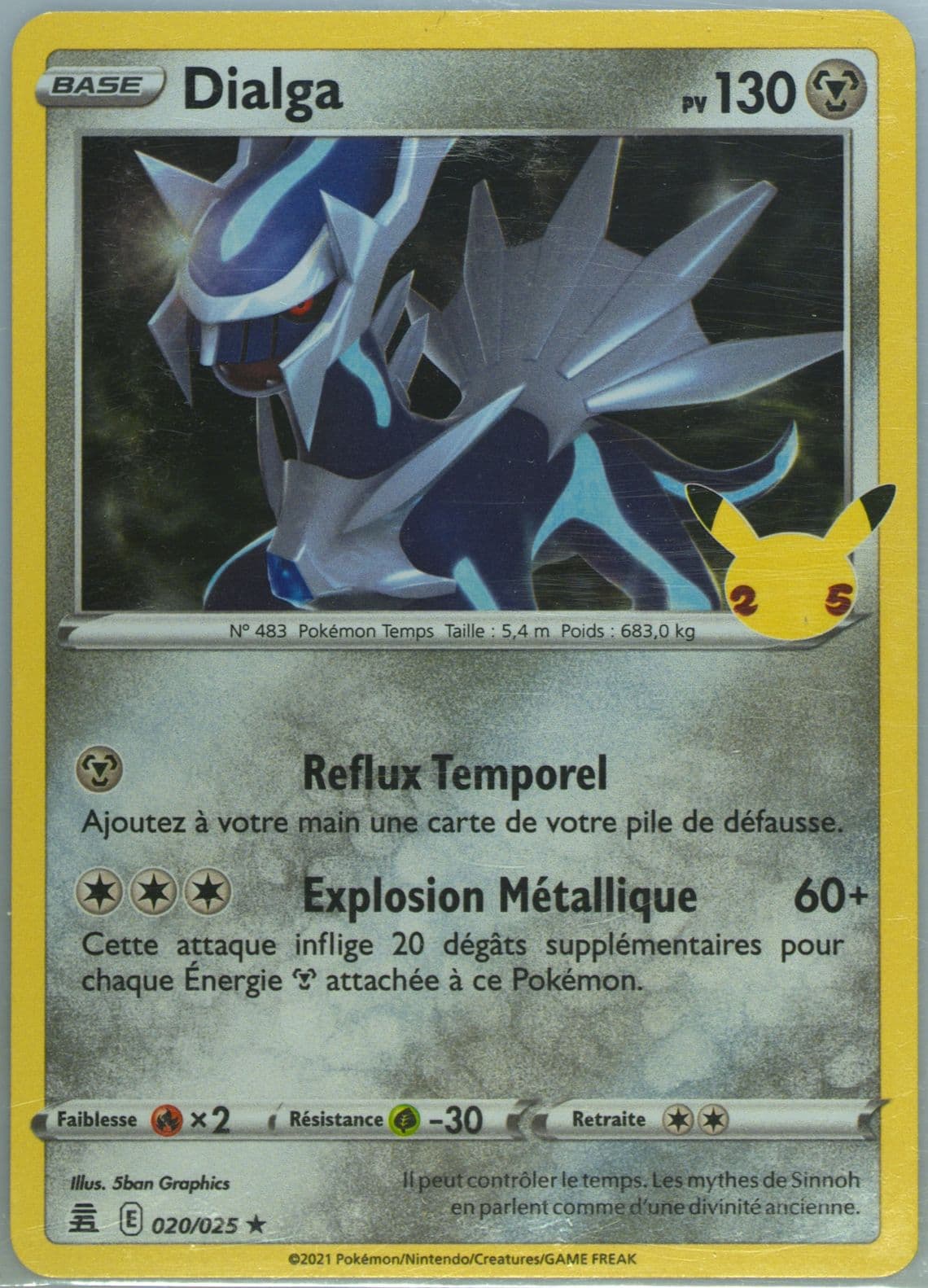 Dialga French (020) 2021 Pokemon Celebrations