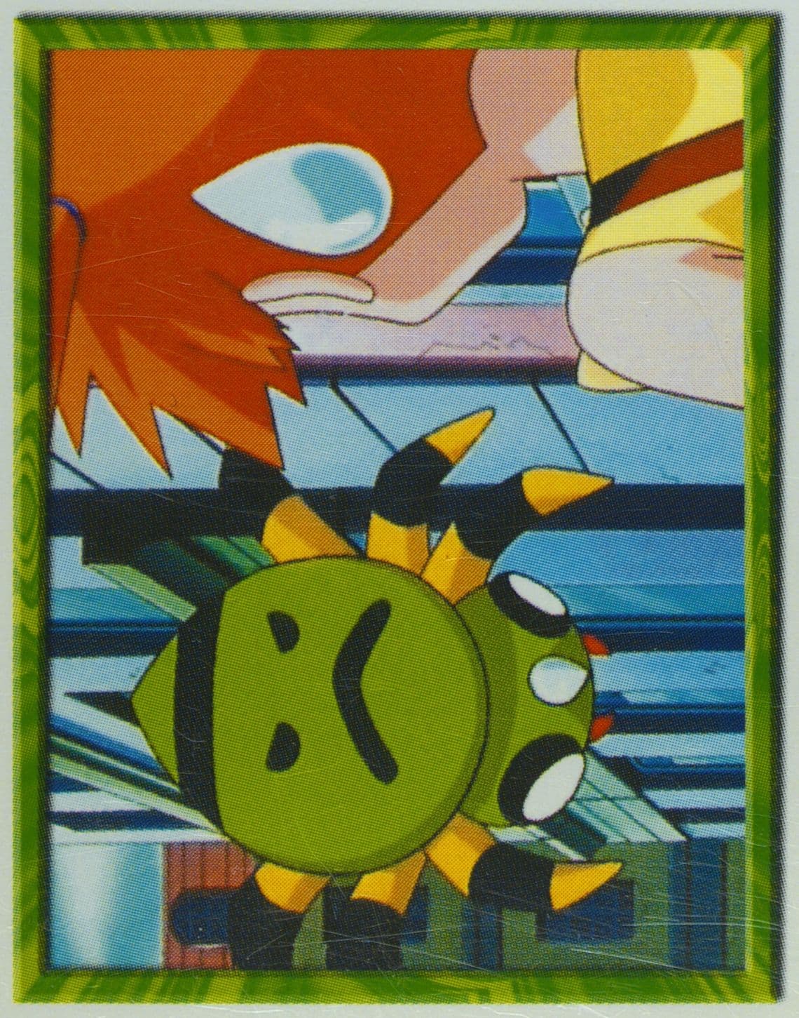 Misty With Spinarak (58) 2001 Merlin Pokemon 3