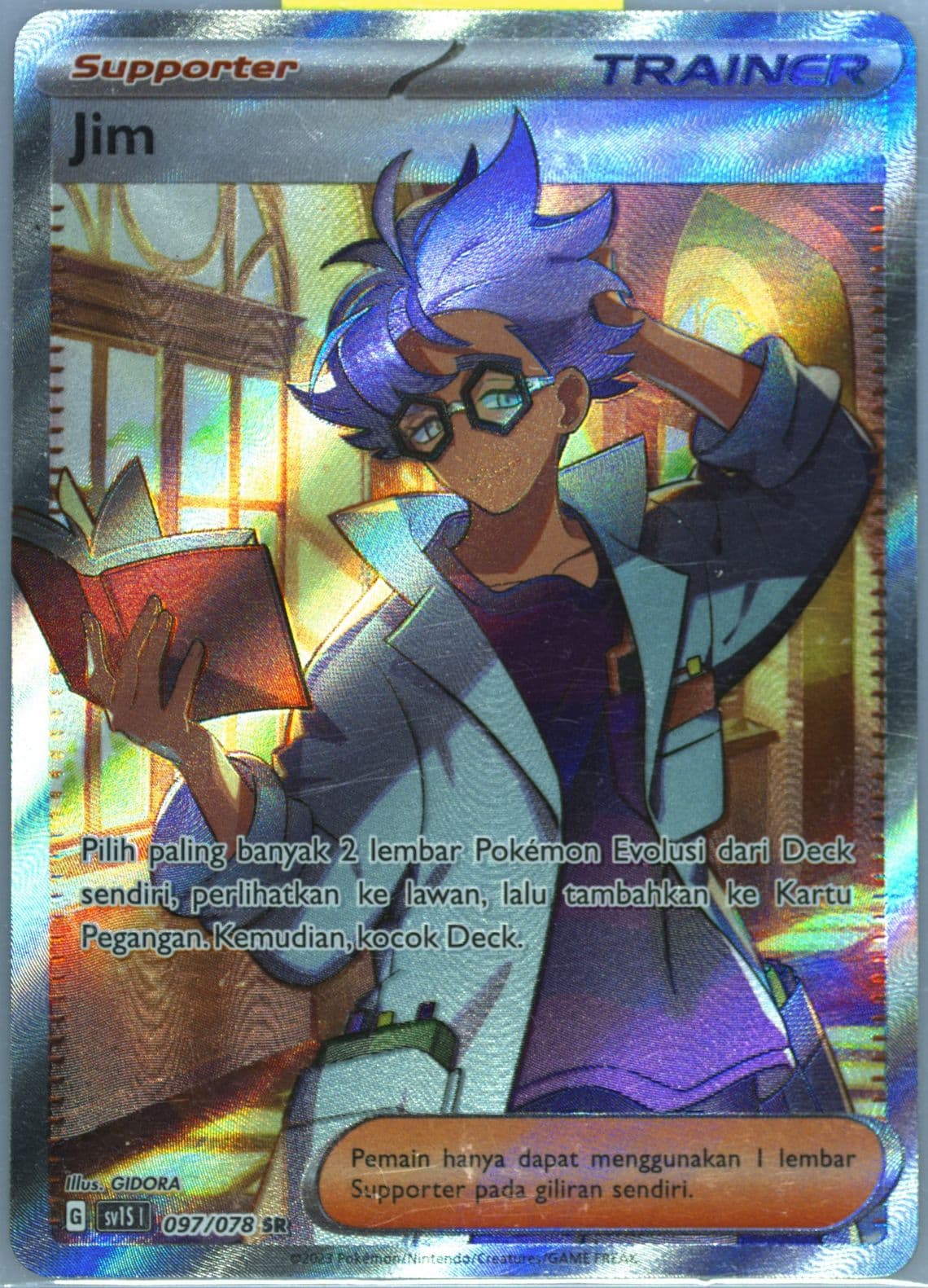 Jacq Super Rare (097) 2023 Pokemon Indonesian Sv1s I-Scarlet EX