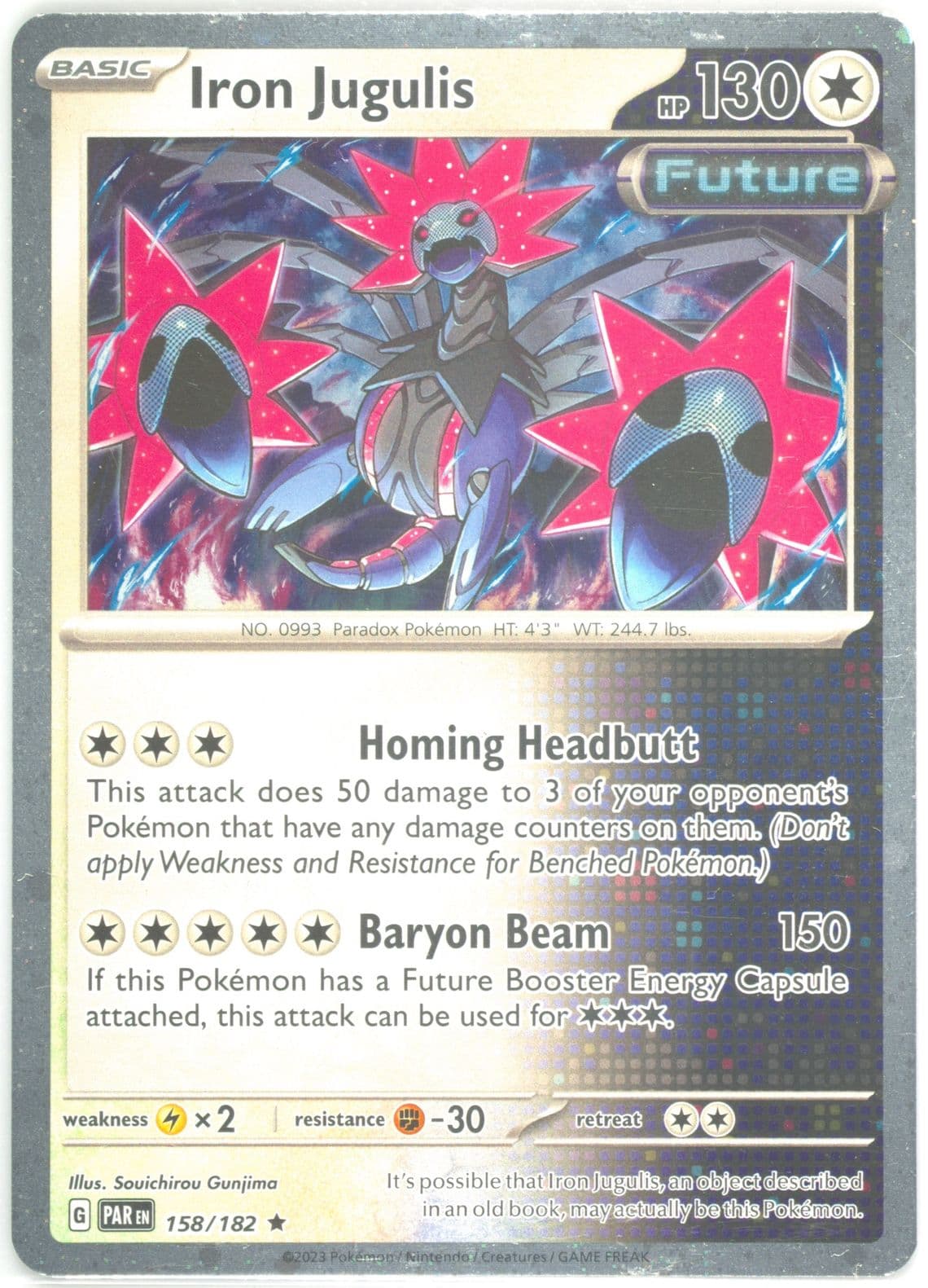 Iron Jugulis Knock Out Collection (158) 2023 Pokemon Par EN-Paradox Rift