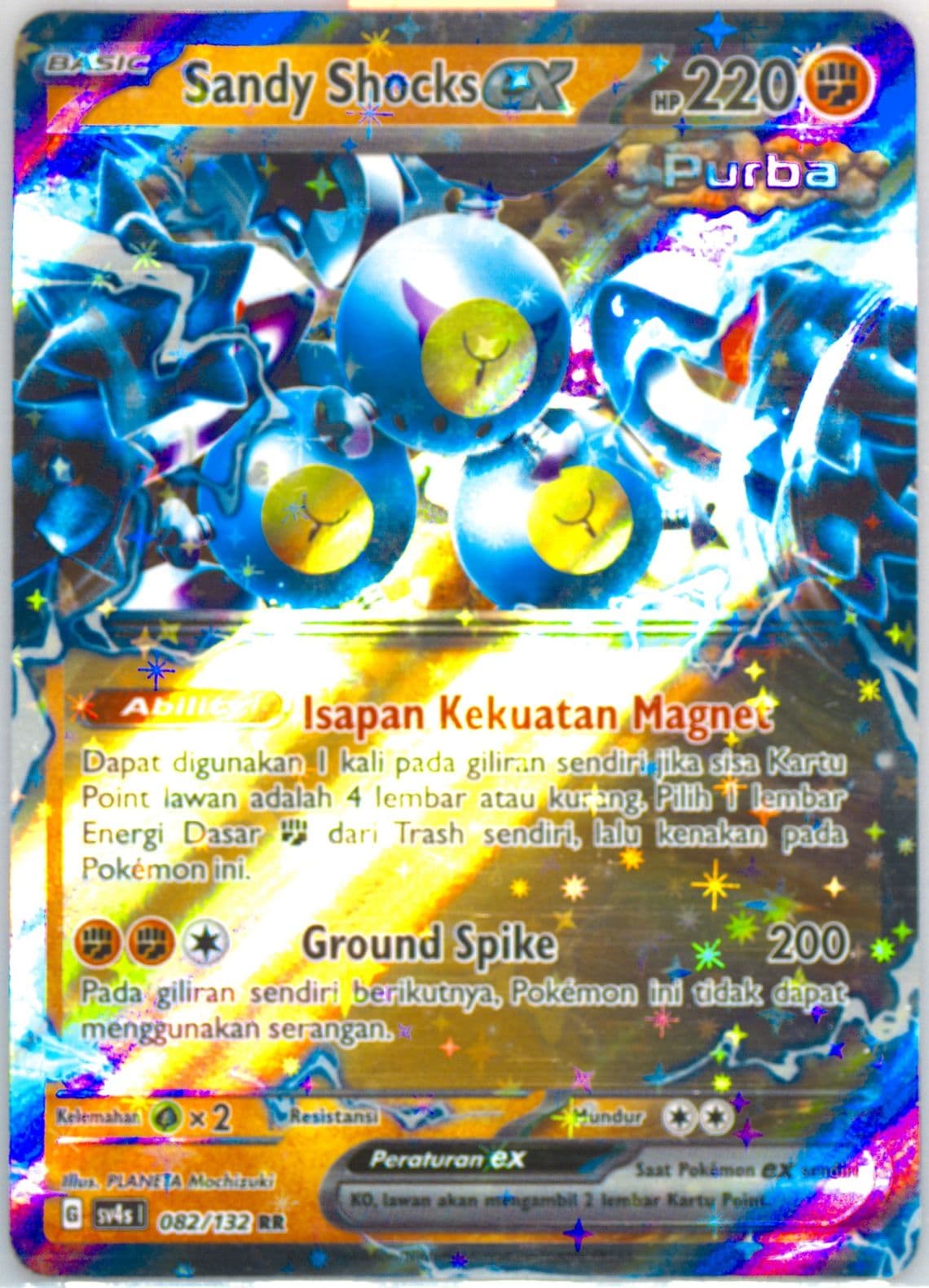 Sandy Shocks EX (82) 2023 Pokemon Indonesian Sv4s I-Pokemon Paradox Encounters