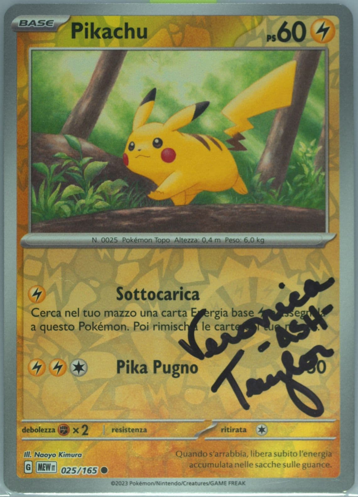 Pikachu Reverse Holo (025) 2023 Pokemon Italian Mew It-151