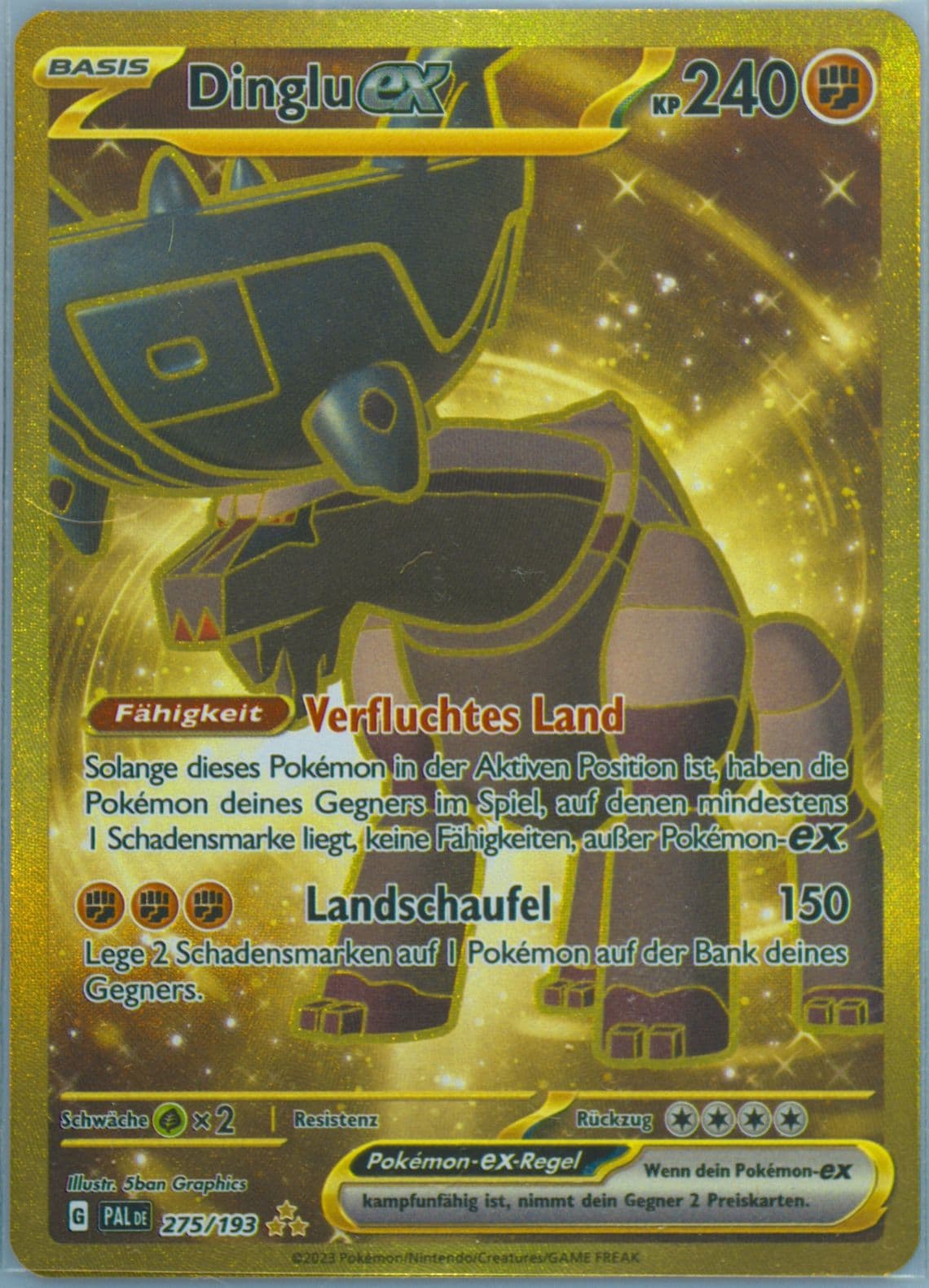 Ting-LU EX Hyper Rare (275) 2023 Pokemon German Pal de-Paldea Evolved