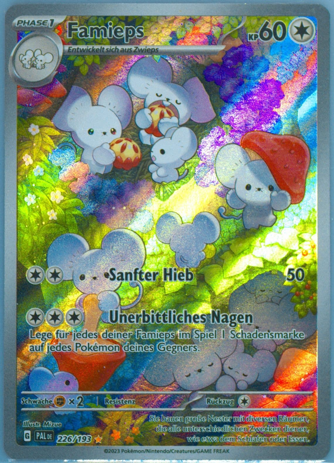 Maushold Illustration Rare (226) 2023 Pokemon German Pal de-Paldea Evolved