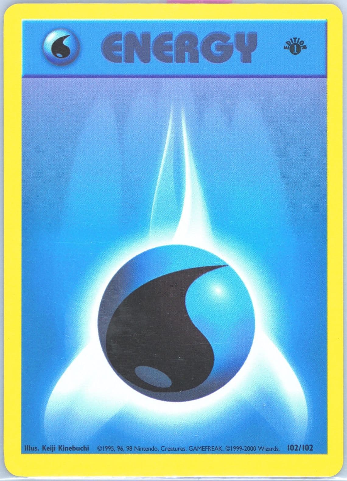 Water Energy 1st Edition (102) 2000 Pokemon Chinese