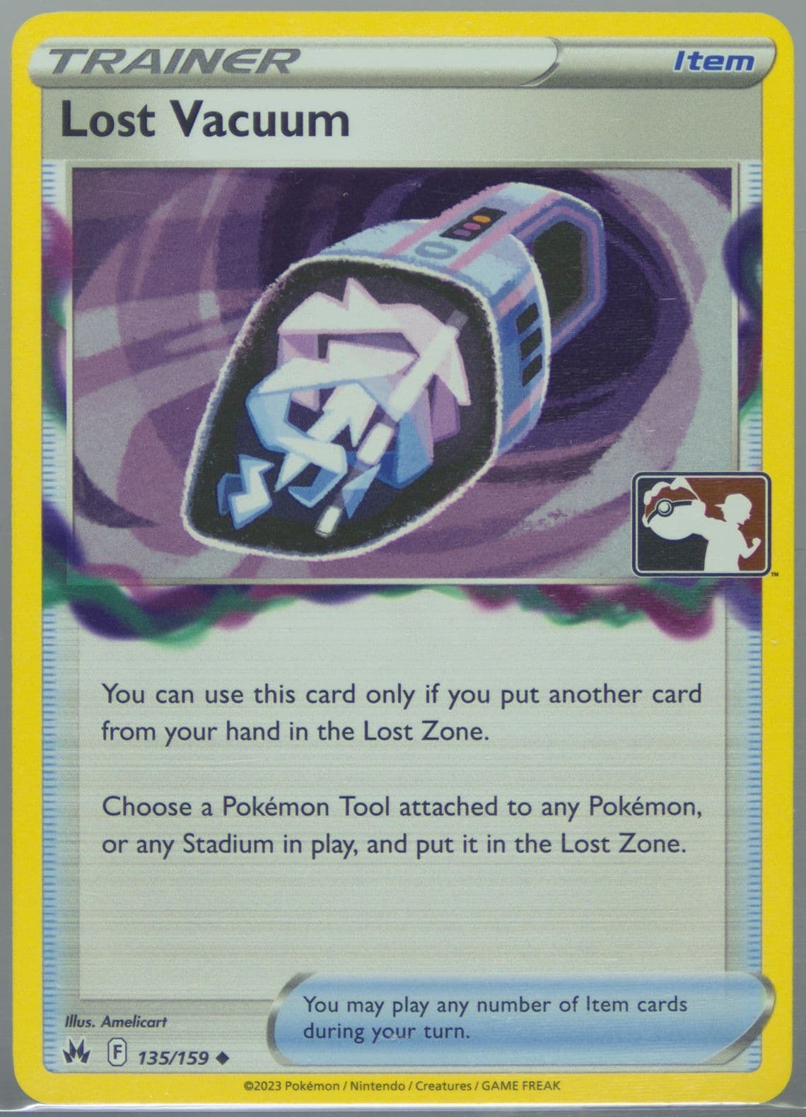 Lost Vacuum Holo (135) 2023-2024 Pokemon Play! Pokemon Prize Pack