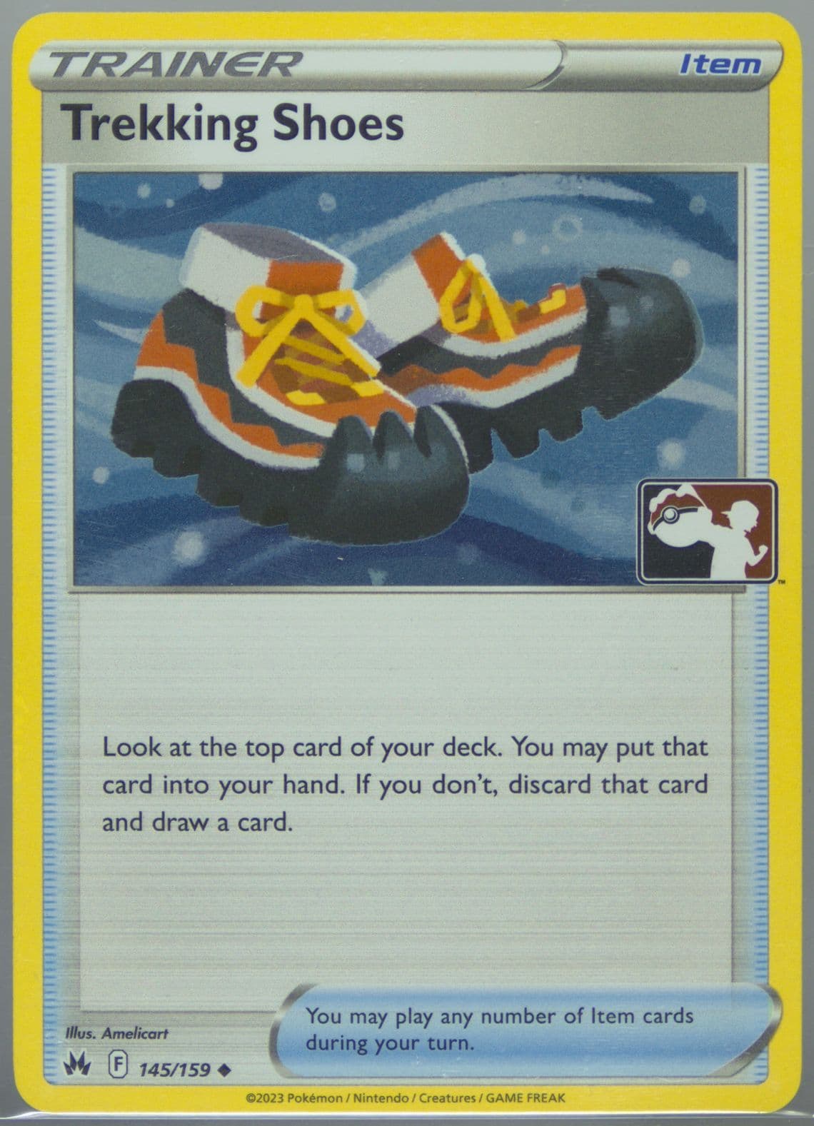 Trekking Shoes Holo (145) 2023-2024 Pokemon Play! Pokemon Prize Pack