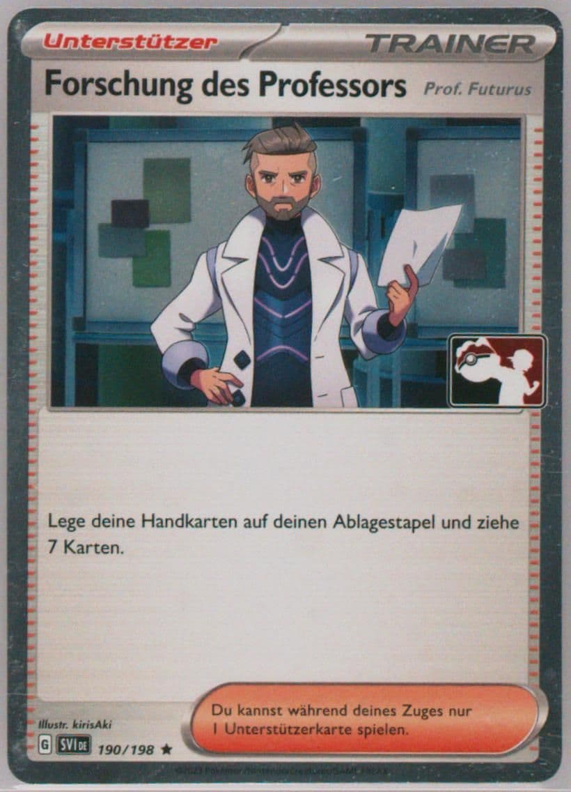 Professor's Research German (190) 2023-2024 Pokemon Play! Pokemon Prize Pack