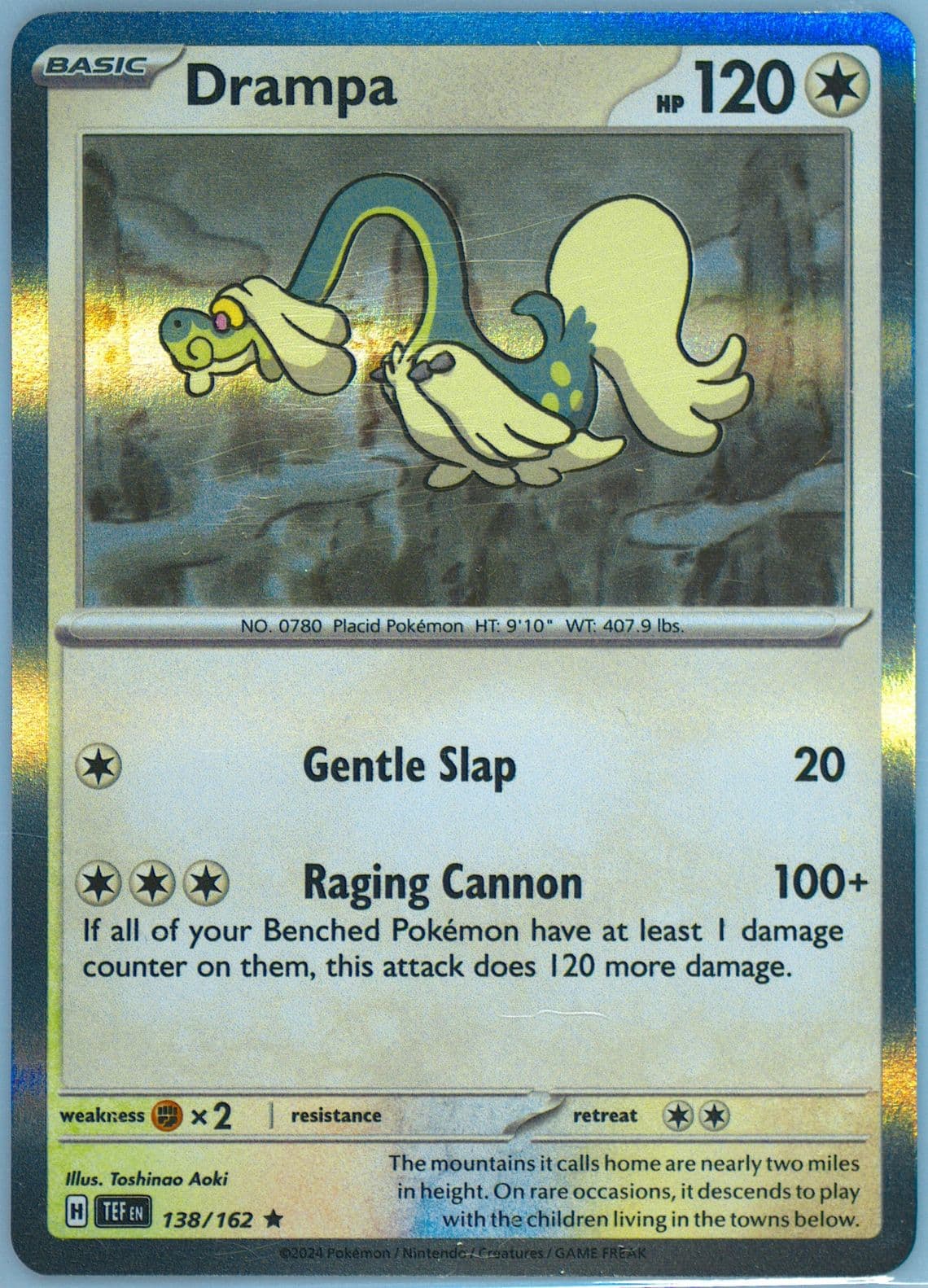 Drampa (138) 2024 Pokemon Tef EN-Temporal Forces