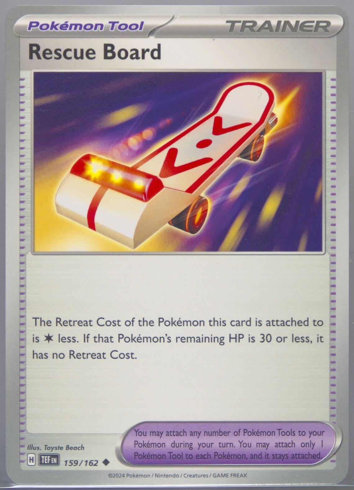 Rescue Board (159) 2024 Pokemon Tef EN-Temporal Forces