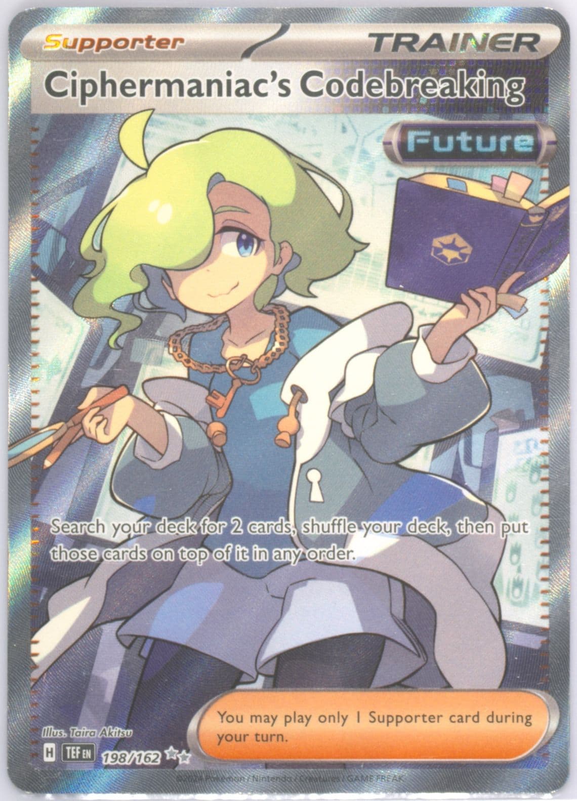 Ciphermaniac's Codebreaking Ultra Rare (198) 2024 Pokemon Tef EN-Temporal Forces