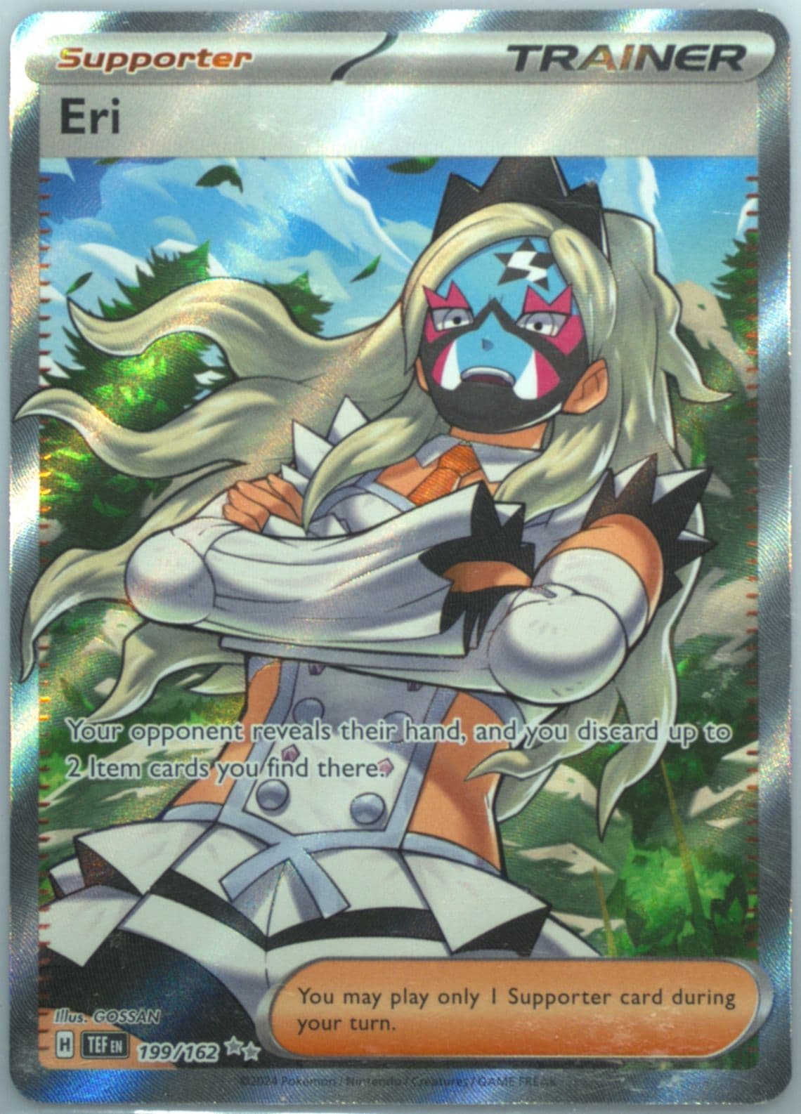 Eri Ultra Rare (199) 2024 Pokemon Tef EN-Temporal Forces