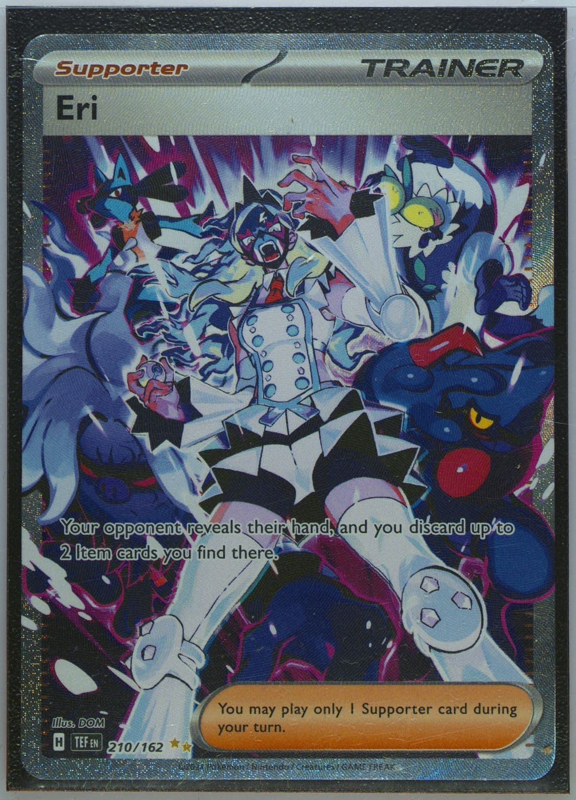 Eri Special Illustration Rare (210) 2024 Pokemon Tef EN-Temporal Forces