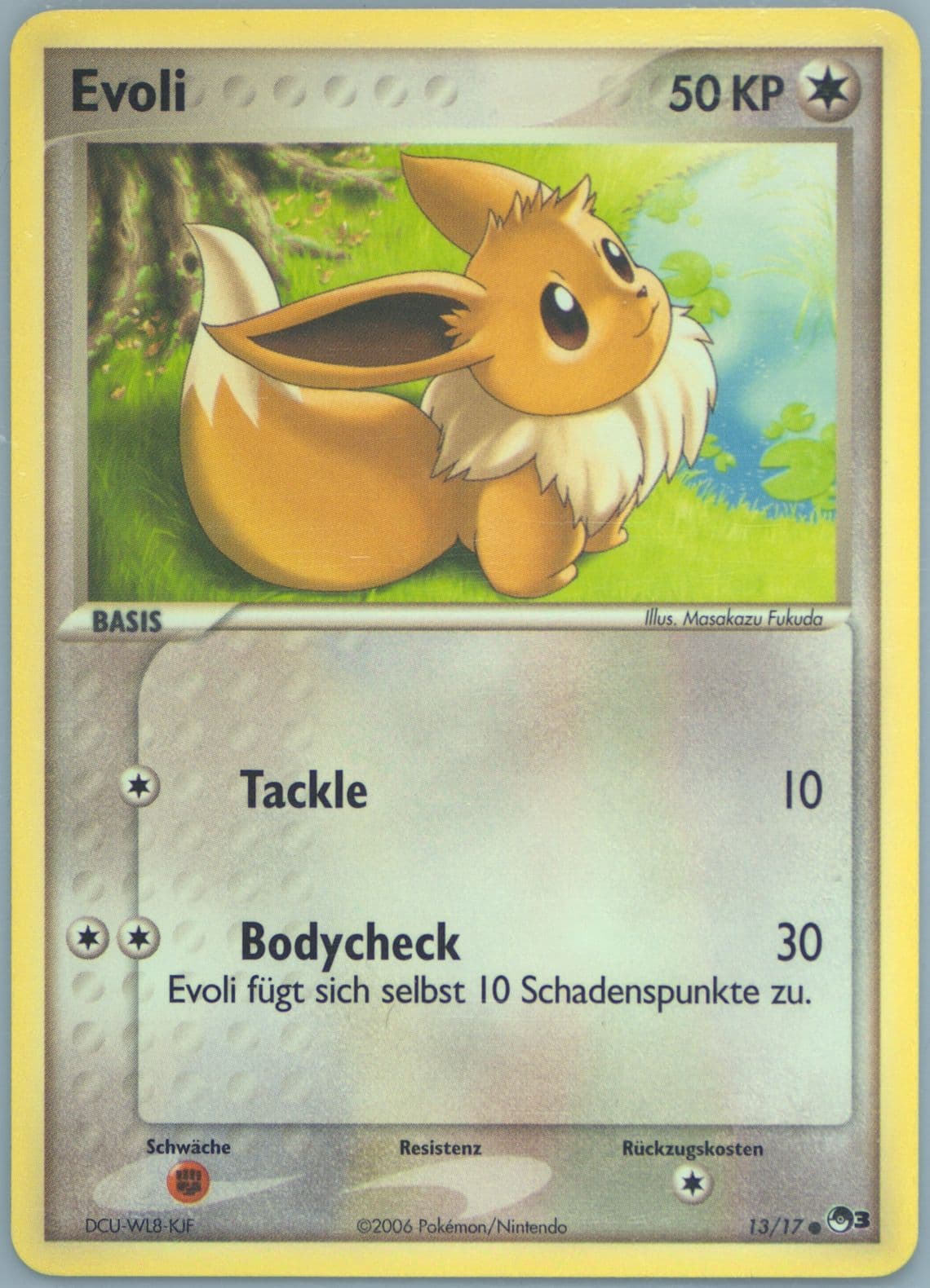 Evoli German (13) 2006 Pokemon Pop Series 3