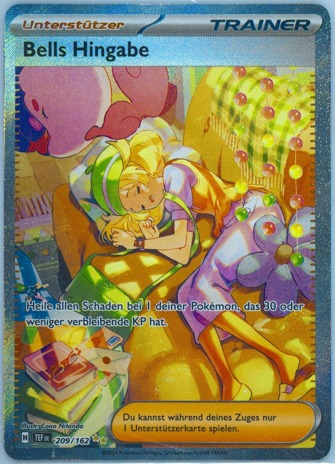 Bianca's Devotion Special Illustration Rare (209) 2024 Pokemon German Tef de-Temporal Forces