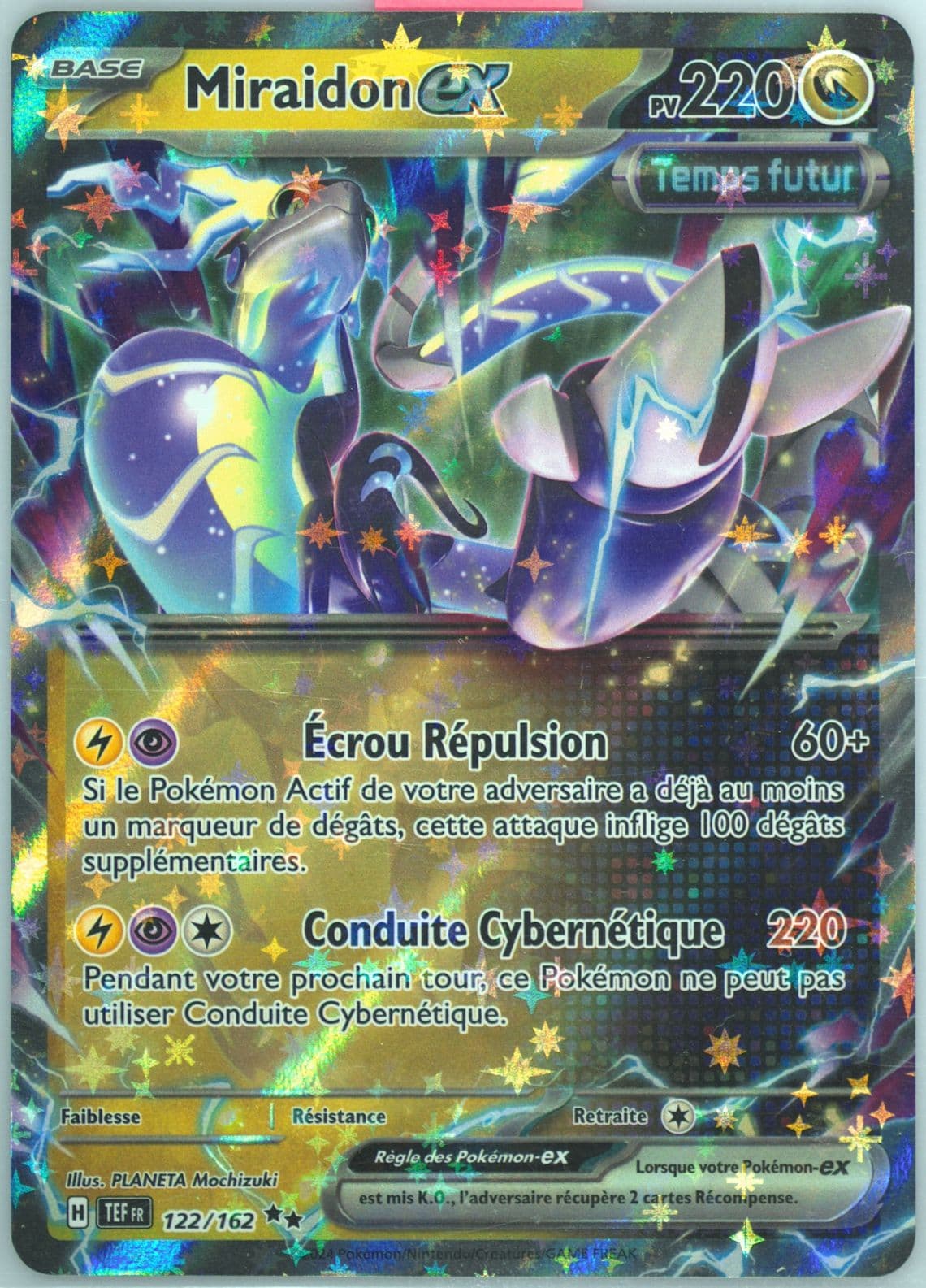 Miraidon EX (122) 2024 Pokemon French Tef FR-Temporal Forces