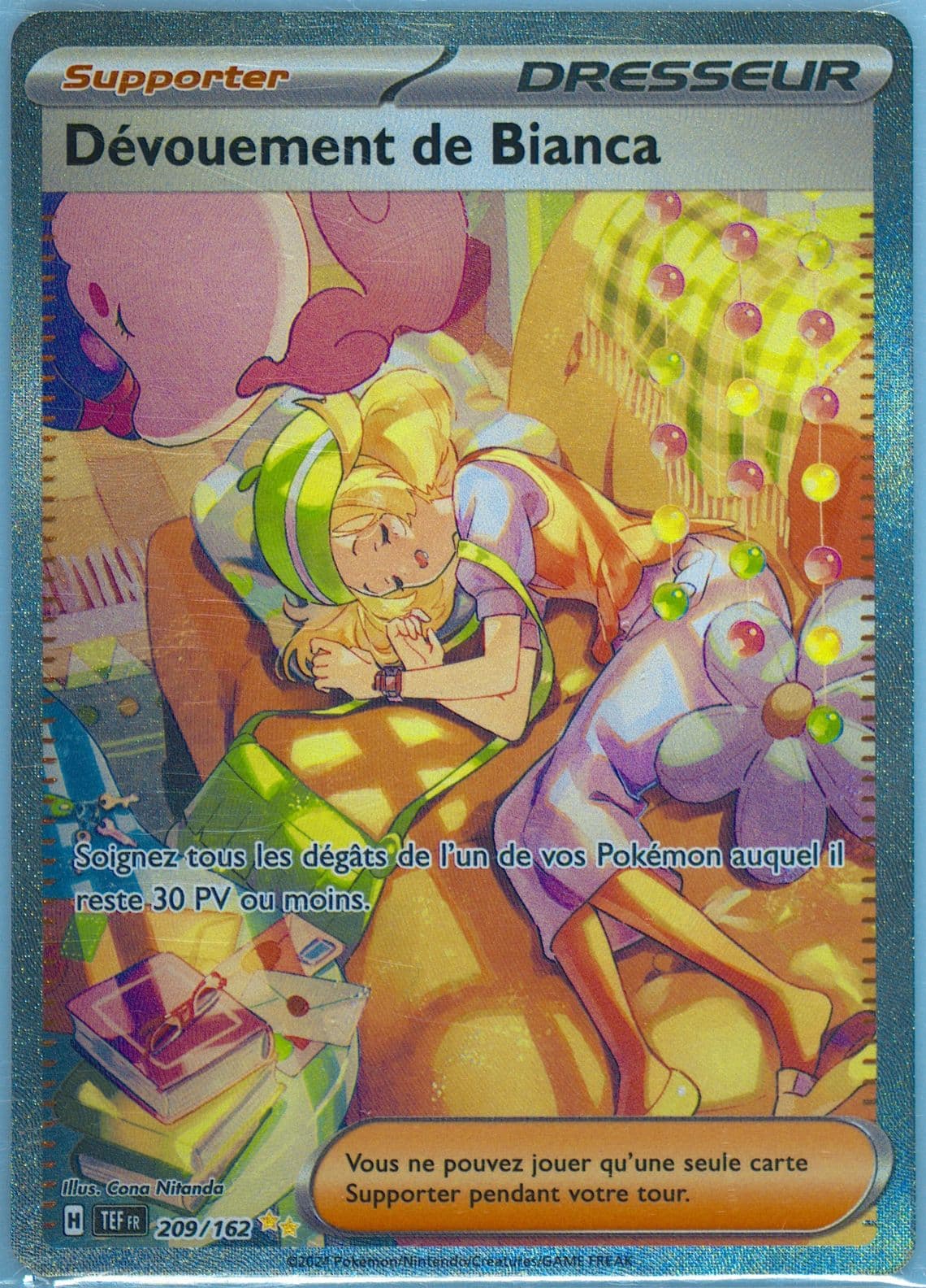 Bianca's Devotion Special Illustration Rare (209) 2024 Pokemon French Tef FR-Temporal Forces