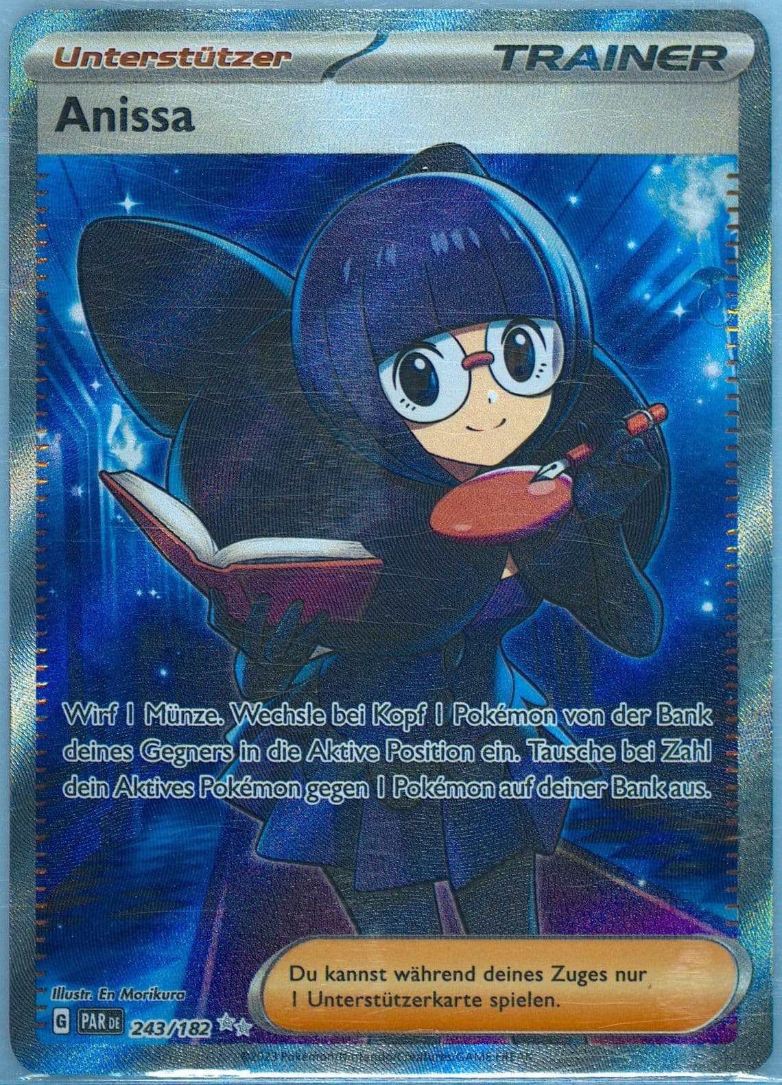 Shauntal Ultra Rare (243) 2023 Pokemon German Par de-Paradox Rift