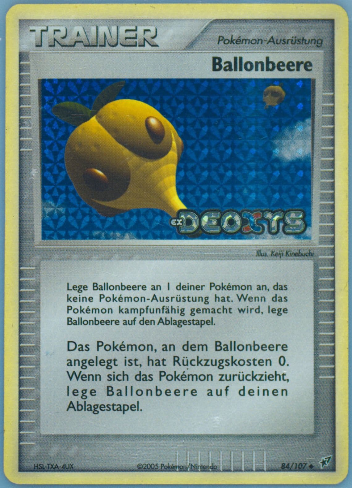 Ballonbeere-Reverse Foil German (84) 2005 Pokemon EX Deoxys