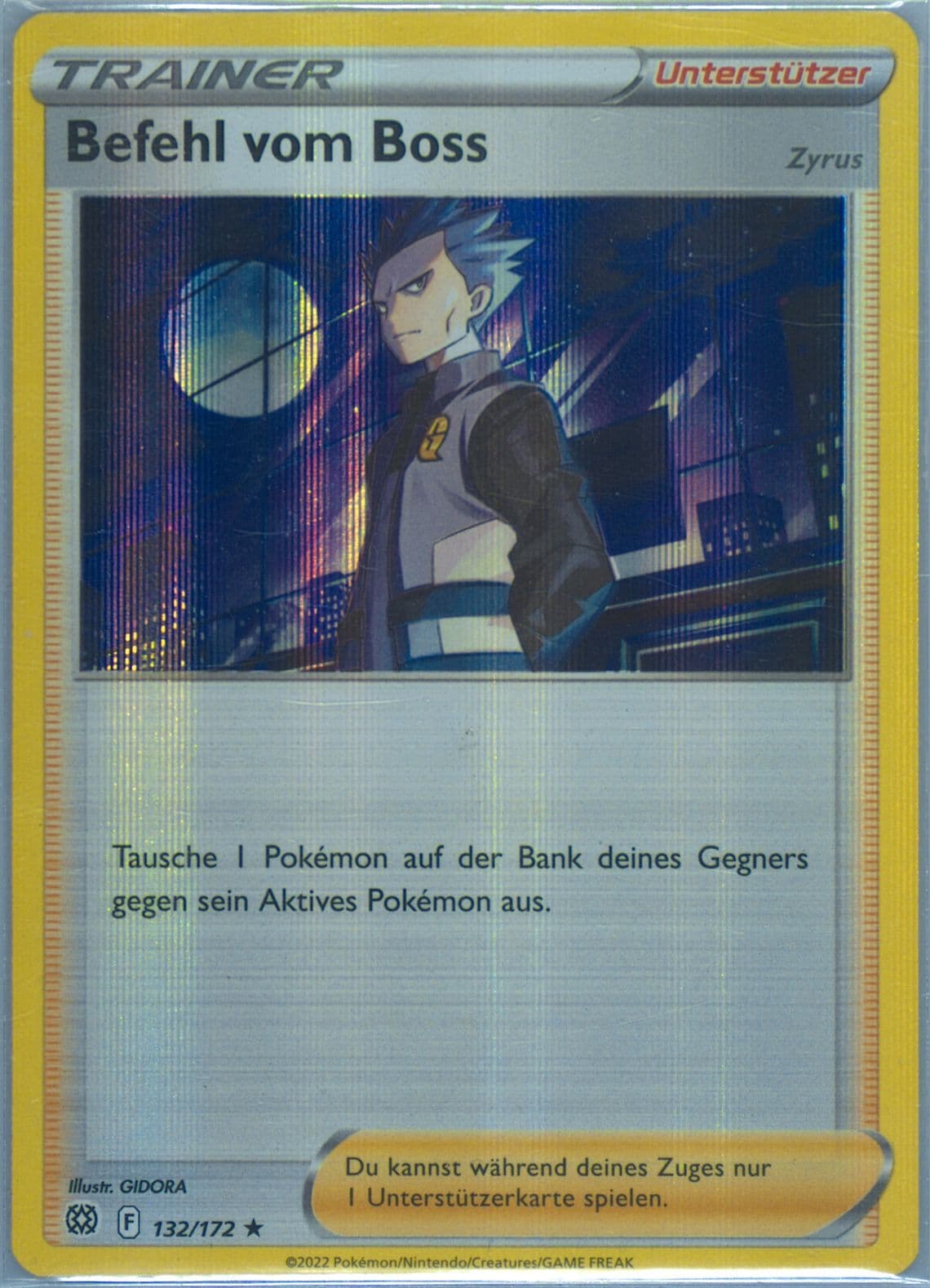 Befehl Vom Boss-Holo German (132) 2022 Pokemon Sword & Shield Brilliant Stars