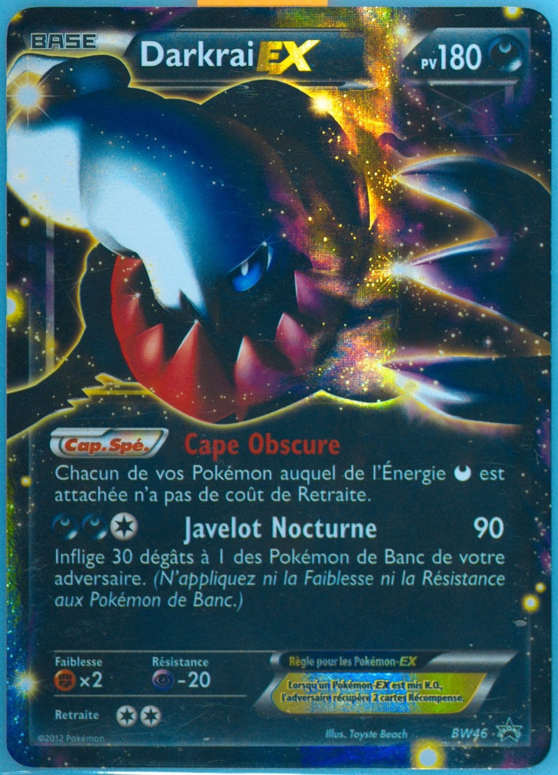 Darkrai EX EX Tin-French (BW46) 2012 Pokemon Black & White Promo
