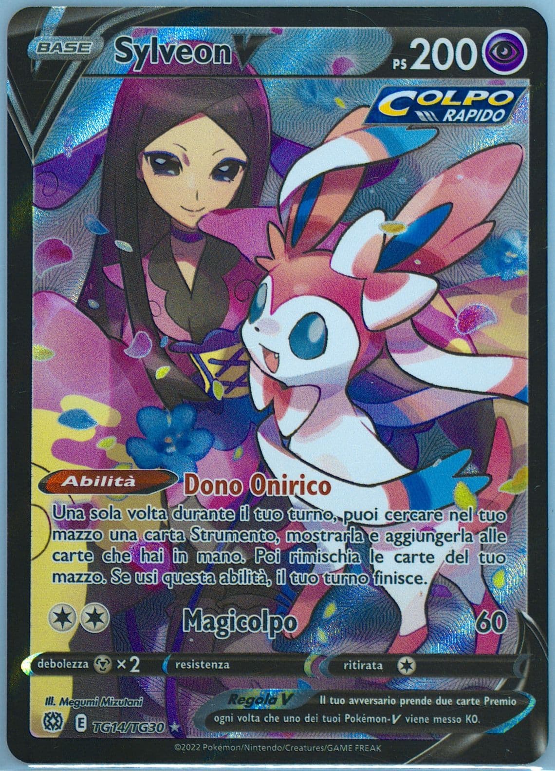 Full Art/Sylveon V Italian (TG14) 2022 Pokemon Sword & Shield Brilliant Stars