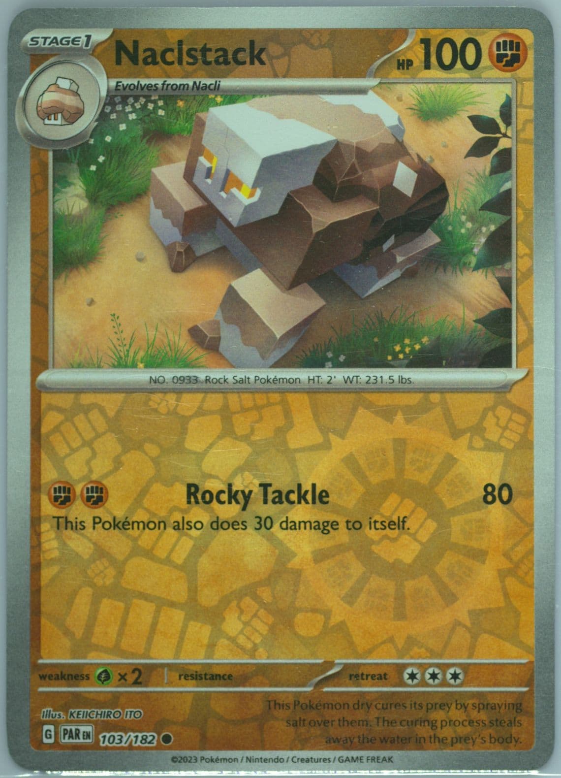 Naclstack Reverse Holo (103) 2023 Pokemon Par EN-Paradox Rift