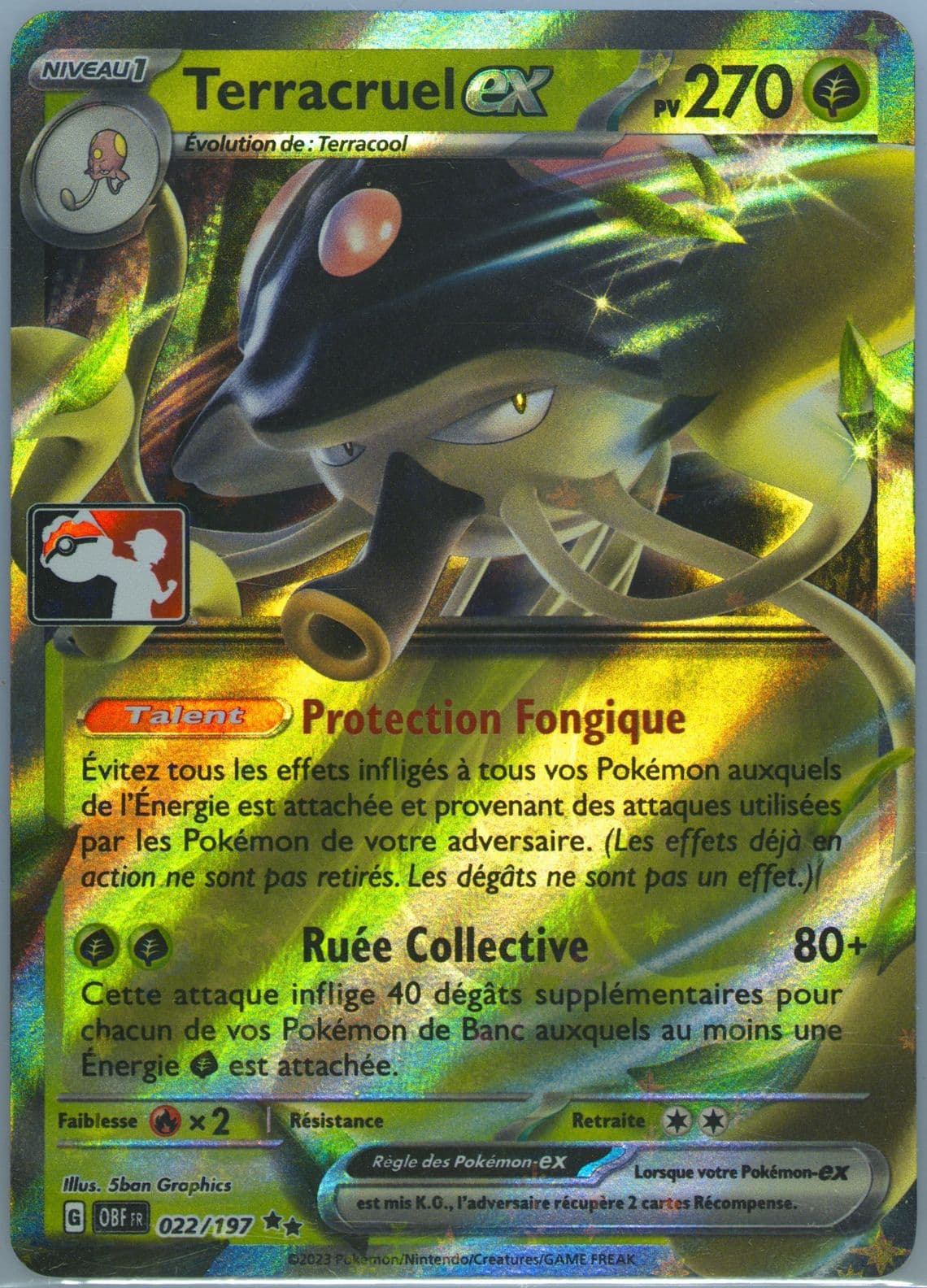 Toedscruel EX (022) 2024 Pokemon French Play! Pokemon Prize Pack: Series 4