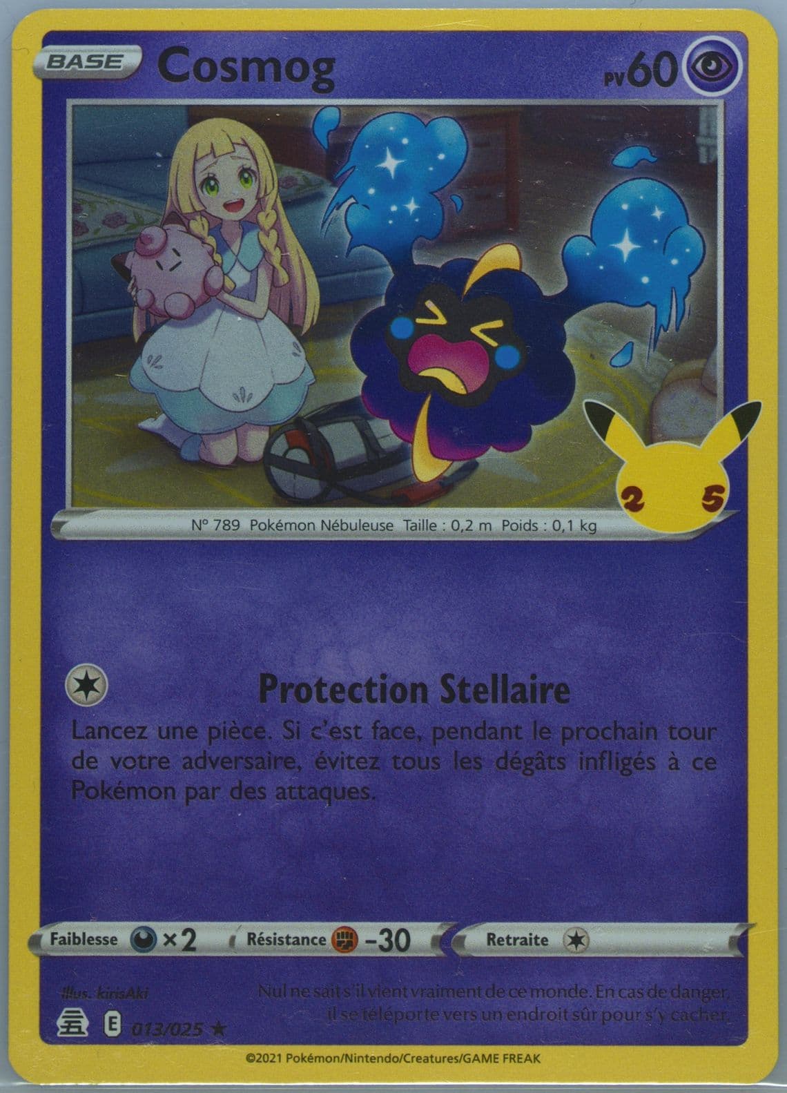 Cosmog French (013) 2021 Pokemon Celebrations